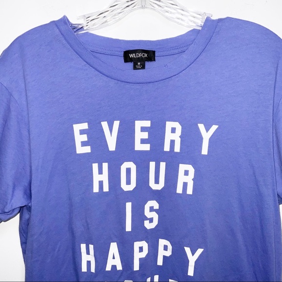 Wildfox happy hour distressed tee - Picture 6 of 7